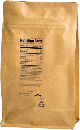 Vista 2 de Jovvily Sal marina - 1 lb - Grano grueso - Procedente de España - Cocina - Aditivo de baño