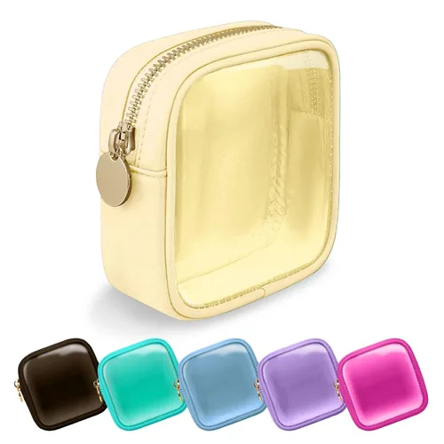 Vista 56 de UIXIZQ Bolsa de Maquillaje Pequeña Impermeable para Bolso, Bolsa de Almacenamiento de Artículos de Tocador de Viaje de Nylon, Bonita Bolsa