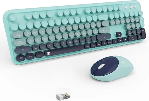 Vista 14 de Mini teclado Bluetooth plegable, teclado portátil compacto inalámbrico recargable con 67 teclas delgadas y silenciosas, bonito teclado de viaje