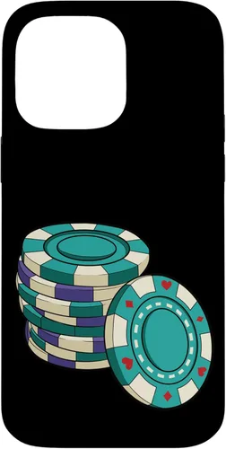 Vista 21 de Poker Chips I Texas Holdem Casino Cards Poker Case Poker Case for iPhone 16