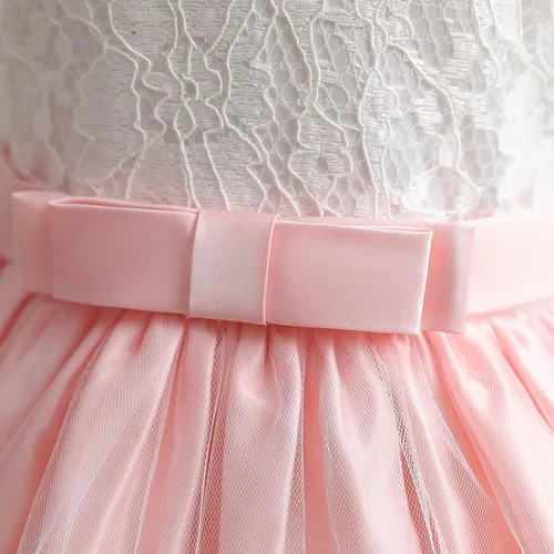 Vista 4 de NNJXD - Vestido de princesa de tul con flores, para usar en bodas, para niñas pequeñas y bebés