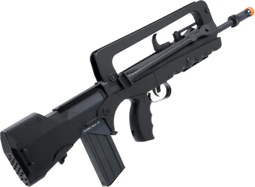 Vista 2 de Evike Airsoft - Rifle de Airsoft FAMAS Bullpup AEG con licencia completa de Cybergun (Modelo: F1)