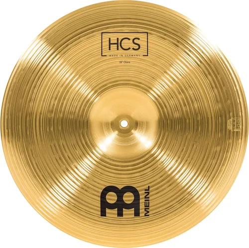 Vista 13 de Meinl Platillo China de 14" – Latón con acabado tradicional HCS para batería, fabricado en Alemania (HCS14CH)