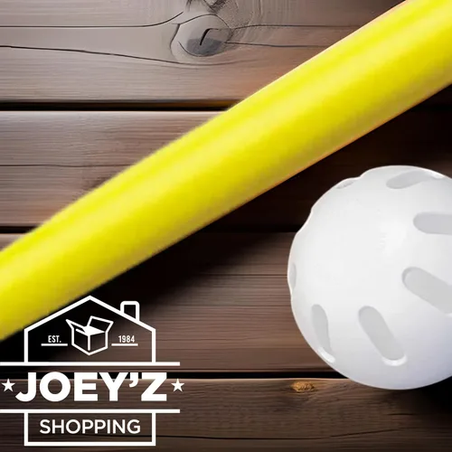 Vista 2 de JOEY'Z Calcomanía con la marca original Wiffle® Bat and Wiffle® Ball Baseball Gift Set Value Bundle