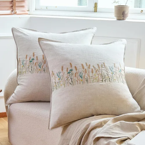 Vista 29 de Simple&Opulence Juego de funda de edredón 100% lino, 2 piezas, estilo básico, lino lavado francés, color sólido, suave, transpirable, con cierre