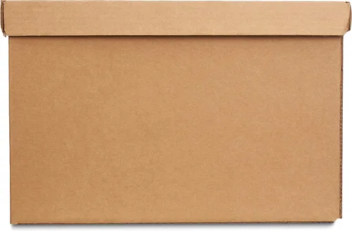 Vista 3 de Yaxa Basics Cajas de mudanza con asas y tapas, 15x10x12 pulgadas, Marrón, Paquete de 20