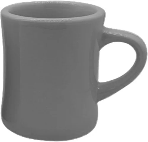 Funny Guy Mugs Taza de café clásica retro Diner – Taza de cerámica resistente de 10 onzas con mango de fácil agarre, ideal para bebidas calientes y