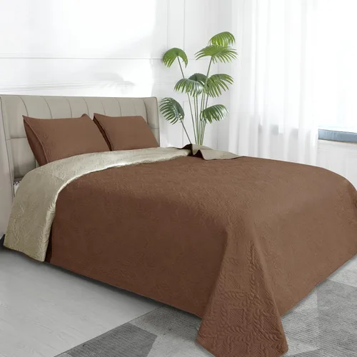 Vista 11 de Easy-Going - Juego de colcha reversible con 1 funda de almohada, tamaño individual, colcha suave, resistente al agua y a las manchas, de microfibra