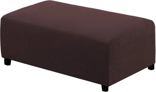 Vista 61 de H.VERSAILTEX Funda Deslizable para Otomana Rectangular Ajuste de Longitud 29"-34" Reposapiés Fundas Deslizables para Sofá Funda para Taburete