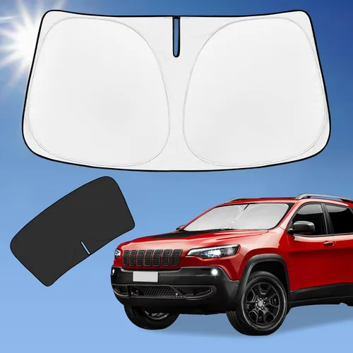 Vista 207 de para Dodge RAM 1500 2019-2024 2025 2026 Parasol Parasol para Parabrisas Cubierta - 4 Capas Parasol para Ventana Delantera para RAM1500 2Puertas