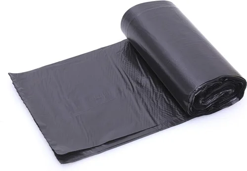 Bolsas de basura pequeñas negras de 2.6 a 4 galones, material fino, bolsas de basura para oficina, dormitorio, 120 unidades