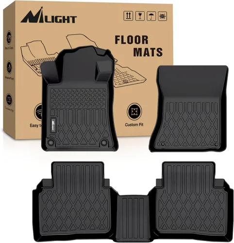 Vista 16 de Nilight Alfombrillas TPE para Nissan Altima 2007 2008 2009 2010 2011 2012 para todo tipo de clima, ajuste personalizado, forros de piso resistentes