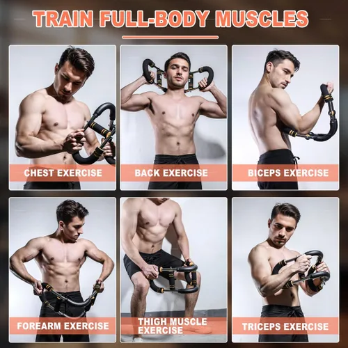 Vista 4 de Ultimate Twister Arm Trainer, Adjustable Chest Workout Equipment, Arm Trainer for Men, Chest Trainer for Men, Shoulder Muscle Training, Portable