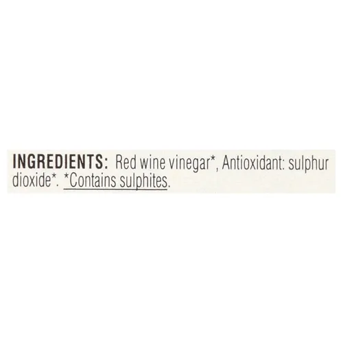Vista 3 de Filippo Berio Vinagre de vino tinto italiano, botella de vidrio de 16.9 onzas, sin gluten, sin lactosa, sin OMG