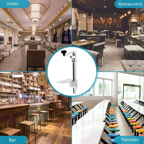 Vista 8 de IRONWALLS Abrelatas comercial, abrelatas manual de mesa resistente de 16 pulgadas/16.1 in para latas de hasta 10 pulgadas de alto, abrelatas