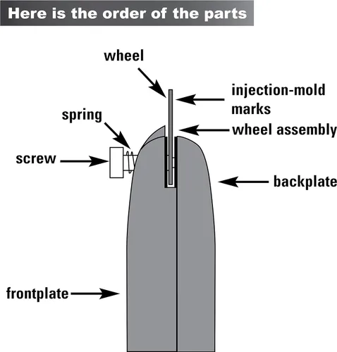 Vista 6 de Calculated Industries Scale Master Pro XE Medida: Juego de ruedas con tornillo de eje, pequeño