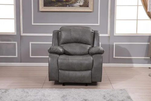 Vista 129 de Betsy Furniture 8018 - Juego de sillón reclinable de cuero reconstituido, para sala, sofá reclinable, sofá de dos piezas y sillón de cuero