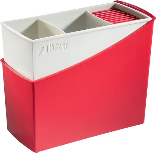 Vista 5 de Hutzler Escurridor de cubiertos, 7.75 x 4 x 6.75 pulgadas, verde