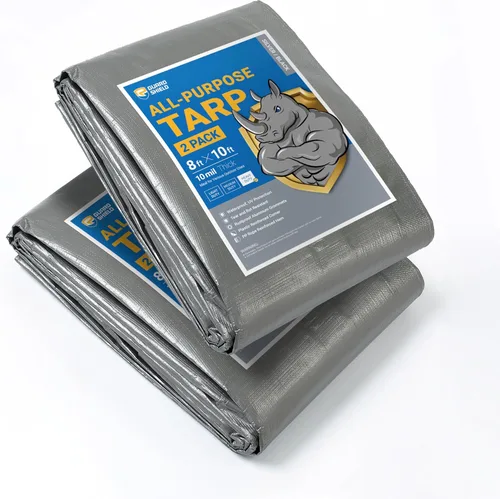 Vista 69 de GUARD SHIELD - Lona resistente, impermeable, de polietileno, gruesa, resistente a los rayos ultravioleta, con ojales, para exteriores, 6 x 8 pies