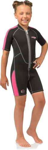 Vista 10 de Cressi Traje de neopreno corto con cremallera frontal para niños, para surf, esnórquel, buceo -Lido Junior