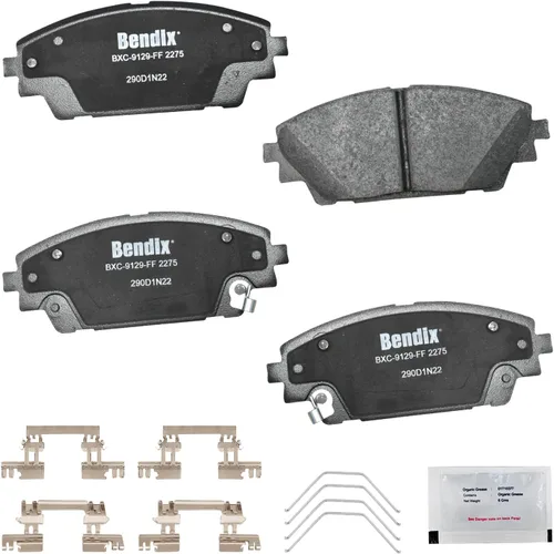 Vista 158 de Bendix Pastillas de freno delanteras de cerámica Priority1 CFC465AK2 para Acura EL 2005-1997, Honda Civic 2011-1996, Insight 2014-2010