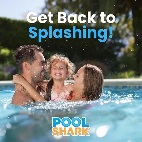 Vista 5 de POOL SHARK Choque de Piscina de Hipoclorito de Calcio al 68% - Paquete de 12 Gránulos de Cloro - Bolsas de 1 lb - Choque de Piscina para Tratamiento