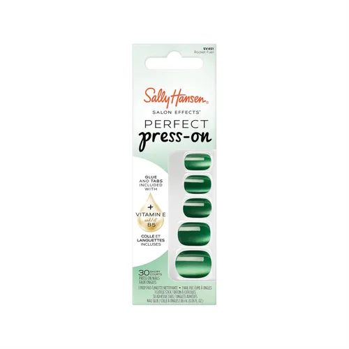 Vista 27 de Sally Hansen Pegamento perfecto para uñas con brocha, fijación de larga duración, cepillo de precisión, fórmula de vitamina E y B5, suave y no daña