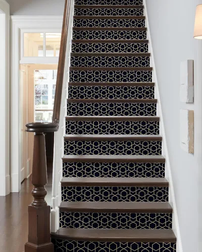 Vista 11 de FLFK Calcomanías para escaleras - Adhesivos para escaleras, Calcomanías autoadhesivas para escalones de Sunrise Coast, para decoración del hogar