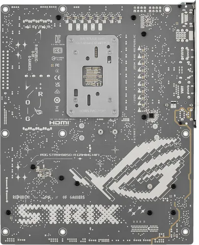 Vista 9 de ASUS ROG Strix B850-A Gaming WiFi AMD AM5 B850 ATX Placa base 14+2+2 etapas de potencia, DDR5 AEMP, LAN 2.5G, WiFi 7 con antena Q, 4X M.2, PCIe®