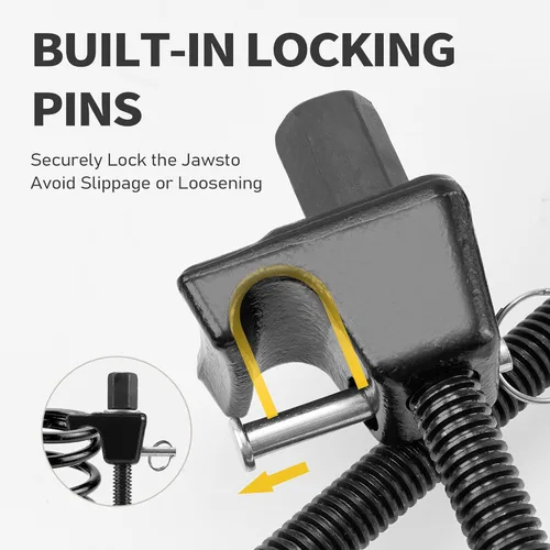 Vista 5 de KOOPOOL Juego de herramientas de compresor de resorte de puntal 2 unidades de compresión de resorte Macpherson de 11.5 pulgadas, enchufe de 13/16