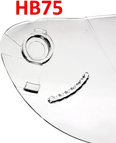 Vista 2 de 1Storm Escudo de casco de cara completa para motocicleta: visera transparente modelo HB75