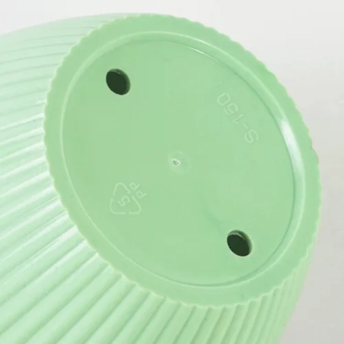 Vista 6 de AkoMatial Macetas, macetas con agujeros de drenaje y platillos, macetas para el hogar, oficina, jardín, patio, color azul oscuro, 5.1 in #