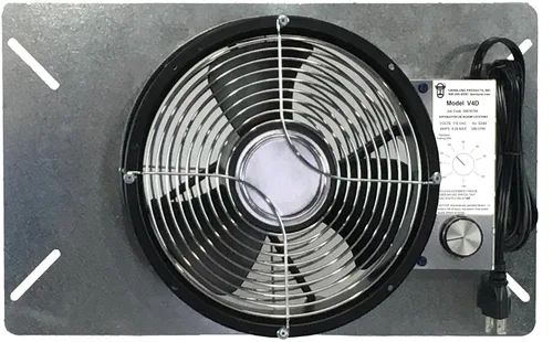 Vista 5 de Ventilador Tjernlund modelo Underaire, para reducir la humedad en sótanos, Gris, 1