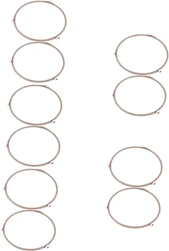 Vista 12 de Garneck Soporte de rodillo para bandeja de 4 unidades, soporte para placa de microondas, placa de microondas, bandeja de microondas, rodillo