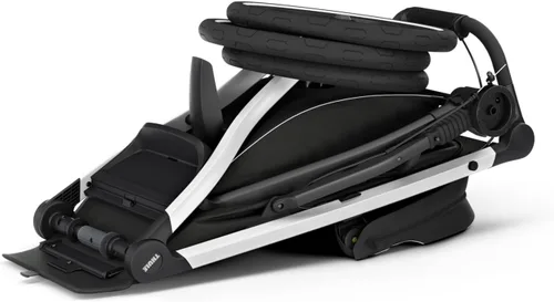 Vista 5 de Thule Glide 3 - Cochecito todo terreno y para correr, ligero, neumáticos llenos de aire, freno de mano giratorio, rueda delantera fija