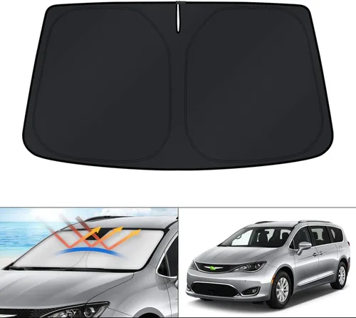 Vista 85 de KUST Parasol para parabrisas para Ford Fusion 2013-2020 2021, accesorios, pantalla de ventana, protector de visera solar, plegable, bloquea