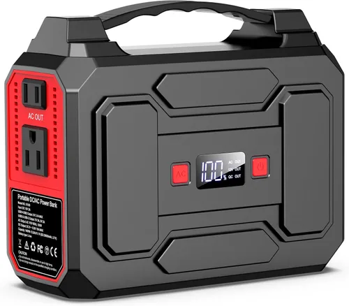 Vista 11 de Generador solar portátil de 200 W pico/100 W nominal, estación de energía solar portátil con paneles solares de 40 W, batería externa solar de 146