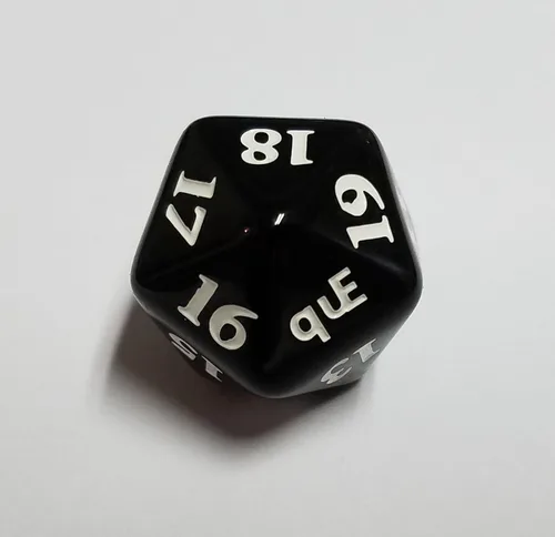 Vista 8 de Juego de contador mágico y juego de dados de vida Spindown Black Commander/EDH (40-21 y 20-1)