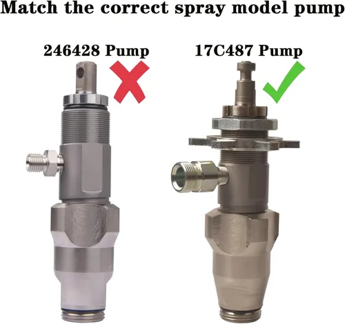 Vista 3 de GDHXW Varilla de pistón para bomba sin aire 17C487 17C721, compatible con Graco 210 PC ES 230 PC Pro 390 PC Pro 395 PC Pro 490 PC Pro 495 PC Pro 595