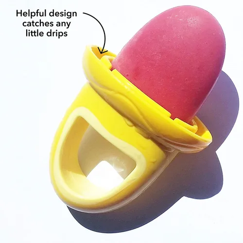 Vista 5 de Nuby Garden Fresh Fruitsicle - Moldes con bandejas para paletas de helado, multicolor