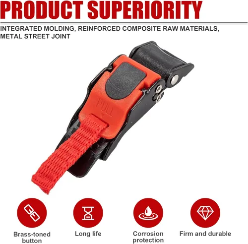 Vista 3 de 1 hebilla para casco de motocicleta, hebilla cruzada de liberación rápida para casco, adaptador de correa de barbilla para casco, hebilla de bloqueo