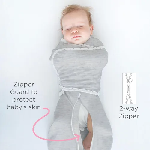 Vista 7 de SwaddleDesigns Omni Saco dormir envolvente, 6 posturas: más opciones calmar reflejo de Moro, brazos arriba, mejor sueño, fácil transición, bebé 0-3