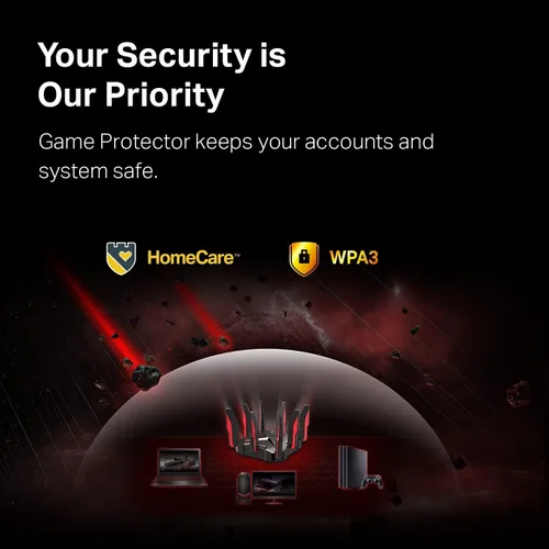 Vista 7 de TP-Link Archer AX11000 - Enrutador Wi-Fi 6 de tres bandas