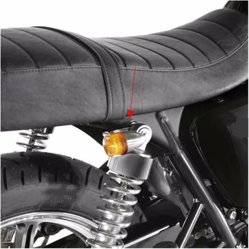 Vista 7 de 2 soportes universales para lámpara de señal de giro para motocicleta, soportes universales de montaje de amortiguador, abrazaderas de oreja