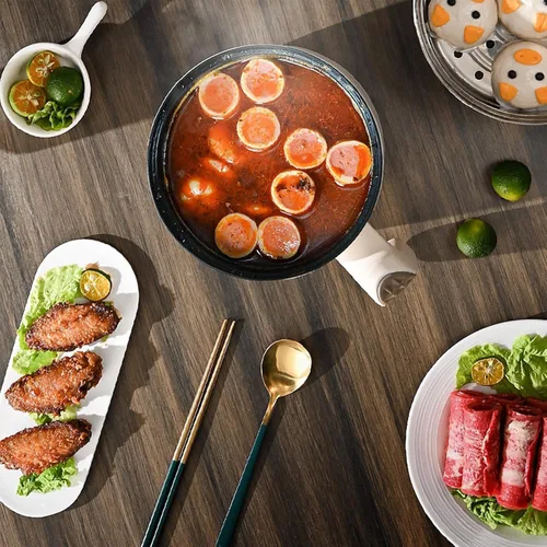 Vista 6 de Personal Ramen Cooker, Electric Pot For Ramen, Personal Ramen Cooker Electric, Portable Multifunctional Electrics Pot With Non-Stick Coating For