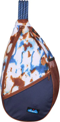 Vista 5 de KAVU Paxton Pack Mochila CRossbody - Bolsa de cuerda, Tierra Cielo Tie Dye, Tamaño único, Compacto