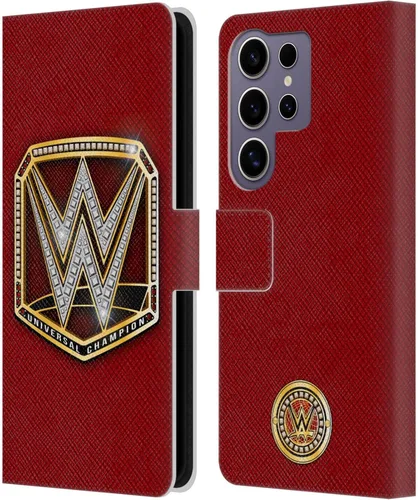 Vista 140 de Head Case Designs Officially Licensed WWE Cruiserweight Champion Title Belts Leather Wallet Case Compatible with Samsung Galaxy A07 4G Campeón