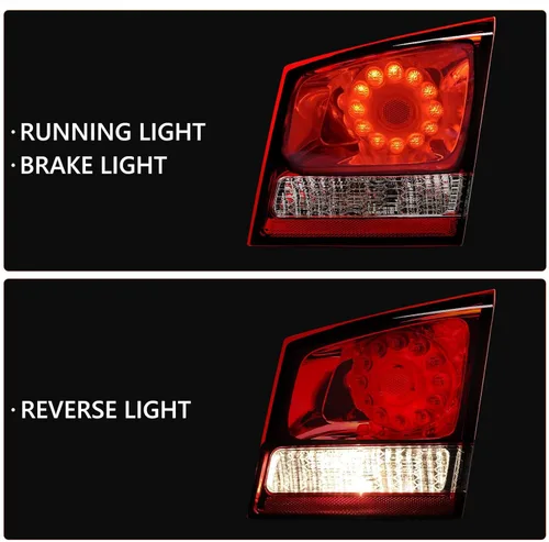 Vista 3 de Conjunto de luz trasera interior compatible con Dodge Journey 2011-2020 Luz trasera LED interior trasera derecha lado del pasajero 68078516AD