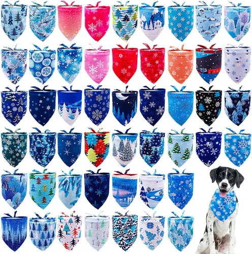 Vista 38 de 50 pañuelos para perro para el día del padre, extra grandes, extra grandes, XL, XXL, triangular, bufandas para la cabeza, orillo, costura de borde