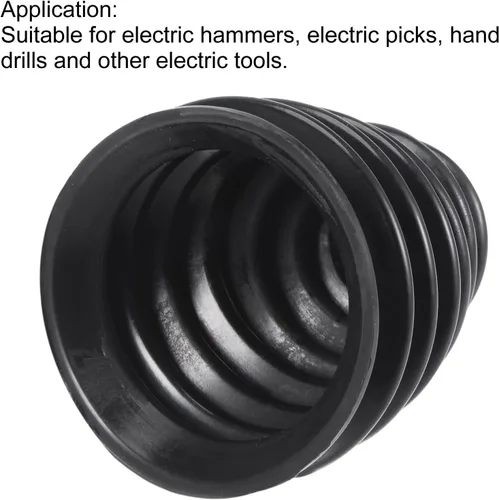Vista 4 de uxcell Colector de cubierta de polvo para taladro de goma, para martillo eléctrico, taladro de impacto para cenizas, accesorios de herramientas